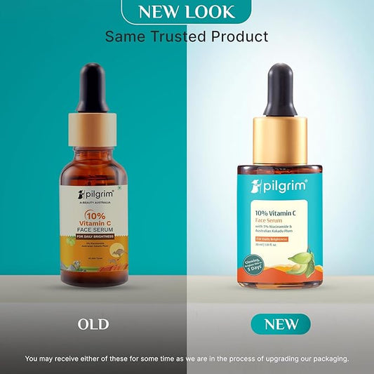 10% Vitamin C Face Serum | Anti Aging Facial Serum with 5% Niacinamide & Kakadu Plum | Reduces Fine Lines, Smooths Skin Texture & Improves Radiance | 1.01 Fl Oz (30ml)