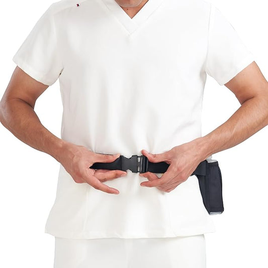 Master Massage Double Bottle Massage Oil Holster - Adjustable Cream & Lotion Bag Kit - Incl. Two 8 Oz Refillable Pump Dispenser