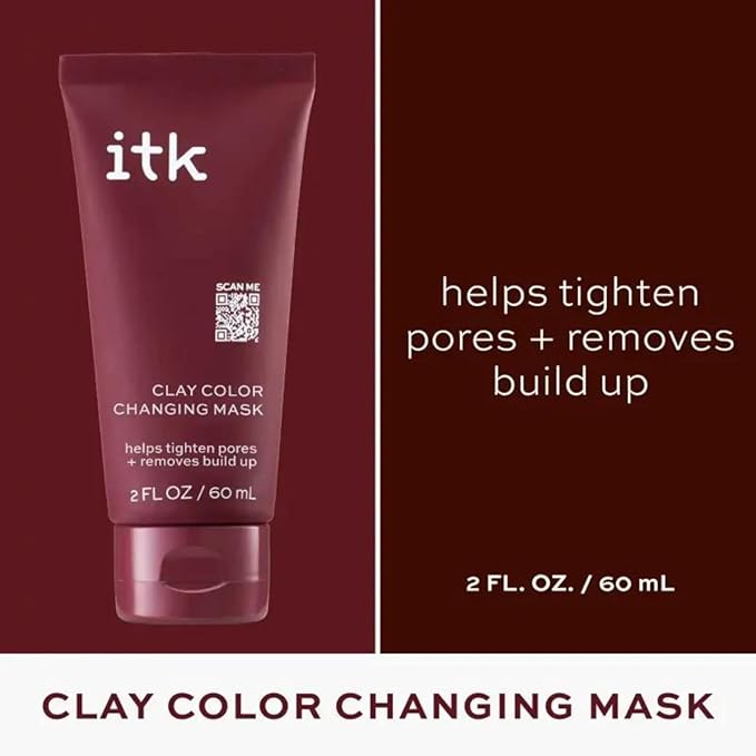ITK Clay Color Changing Mask for Unisex - 2 oz Mask