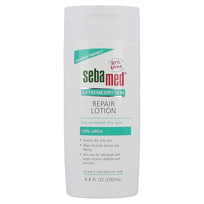 Sebamed Extreme Dry Skin Repair Advance Therapy Lotion with 10% Urea Perfect for Eczema Psoriasis Lotion Rough Dry Skin Moisturizer 6.8 Fluid Ounces