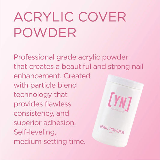 Young Nails Acrylic Cover Powder, Bare, 660 Gram