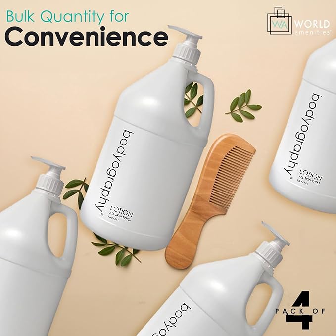 Bodyography blanc- Lotion | Vanilla White Tea Lotion Bottle with Pump, Suitable for All Skin Types