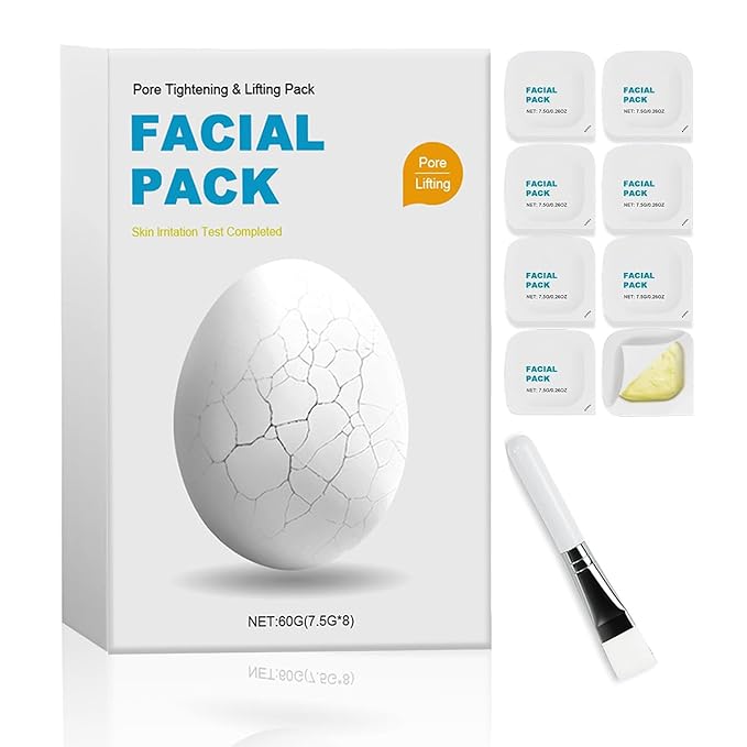 2025 New Zombie Facial Mask, New Zombie Mask Skin Care, Zombie Mask Facial, Hydrating Skincare Face Mask for Pore Tightening & Lifting Deep Cleaning Clay Mud with Brush (1 Box, 8ea)
