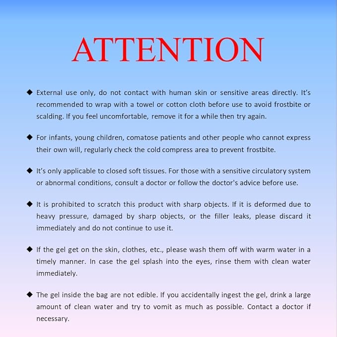 2 PCS Gel Eye Mask,Reusable,for Dark Circles,Dry Eyes,Headaches,Puffiness,Stress,migraines,Eye Bags.Allergies,Sinus discomfort,migraines (03-Pink & Blue)