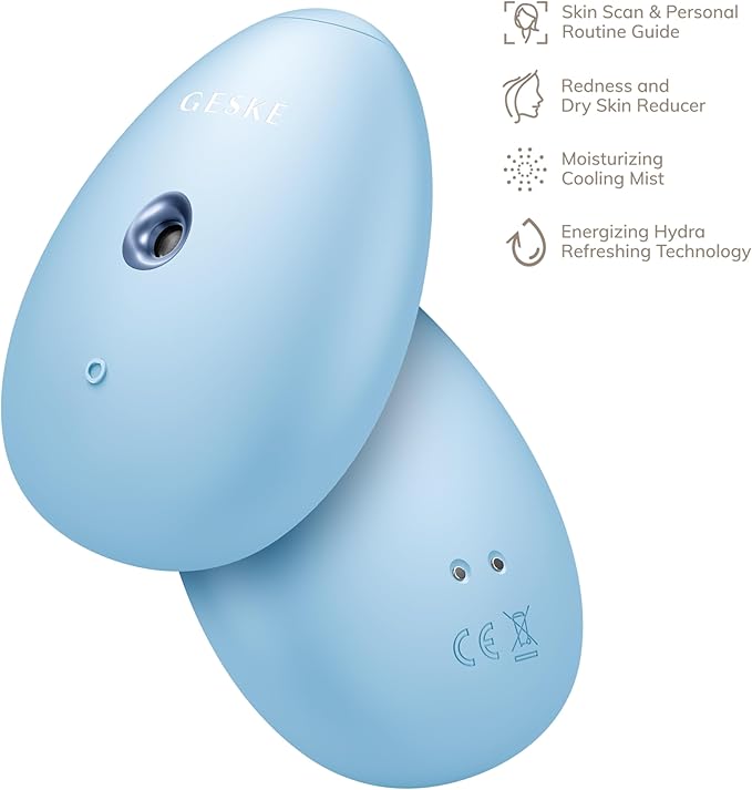 SmartAppGuided™ Facial Hydration Refresher | 4 in 1 | Water Atomizer | Moisturizing Spray Machine | Face Mister | Humidifier for Natural Glow | Reduce Redness & Dry Skin