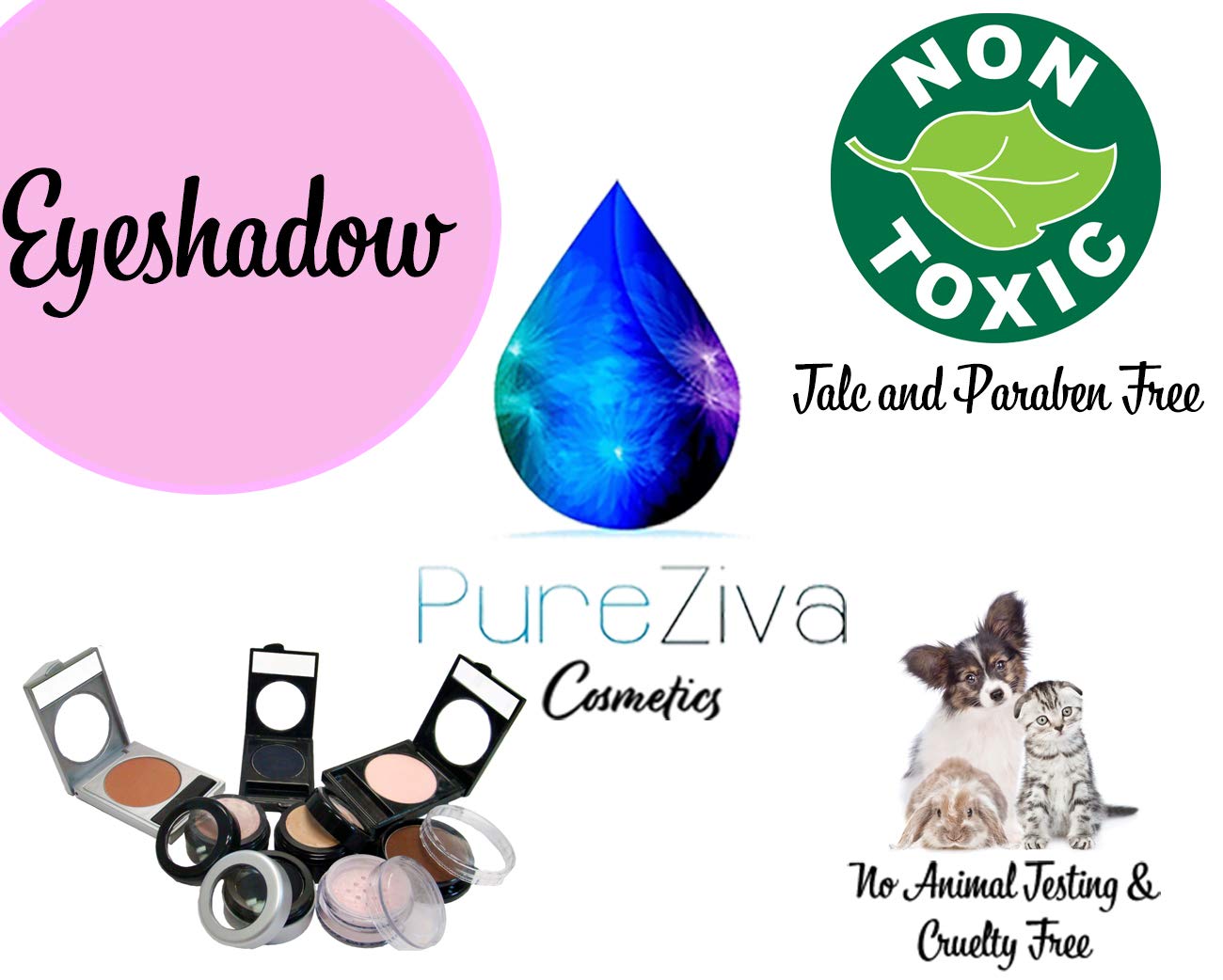 Beautiful Mocha Brown Brass Loose Eyeshadow Powder Pigment, Single Glitter Mineral Dust Jar Pot; Talc, Paraben & Cruelty Free, No Animal Testing