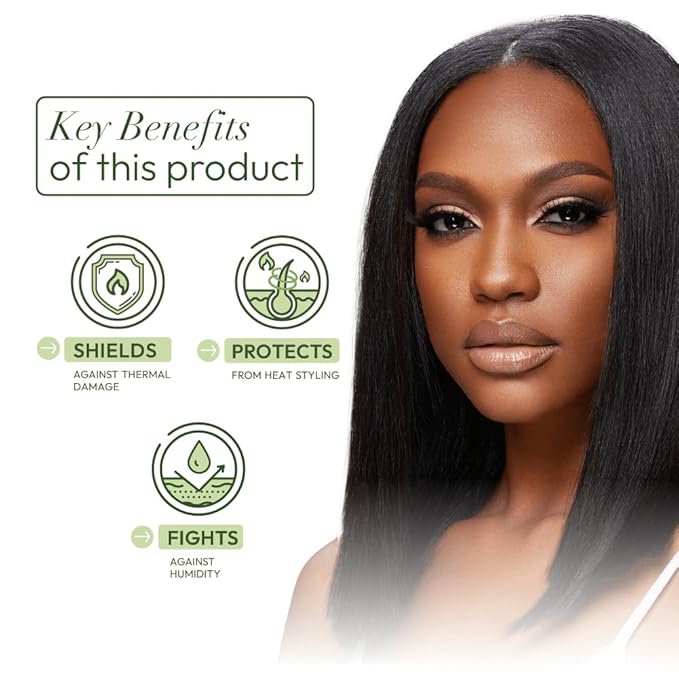 ORS Olive Oil Heat Protection Hair Serum infused with Coconut Oil for Restorative Shine - 6 ounces (Pack of 1)