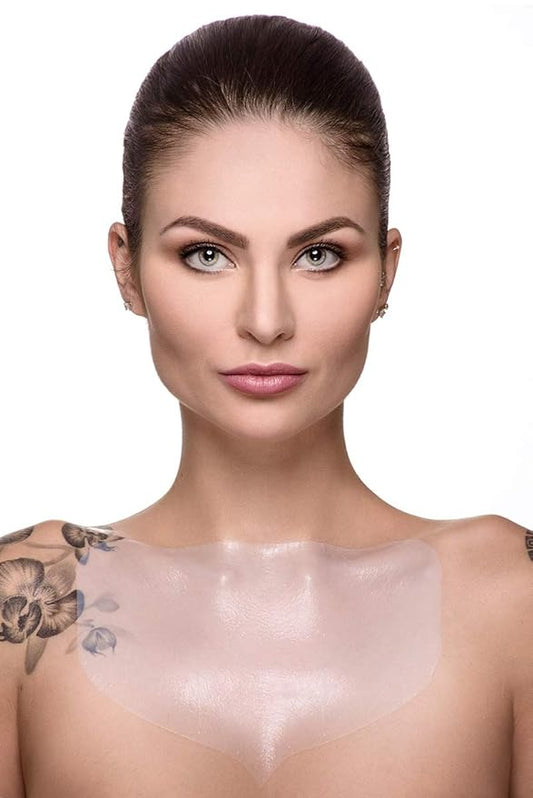 Show Your Decollete! 1 Smoothing Biocellulose Decollete Chest Mask With Argan & Hibiscus