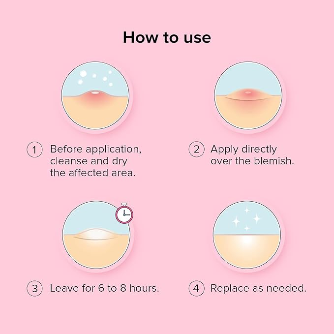 The Pink Method Pure Patch Hydrocolloid Pimple patches for face with Salicylic Acid Tea Tree Centella Calendula Acne Patch Zit Stickers Blemish Spot cover | 3 Sizes| 72 Count