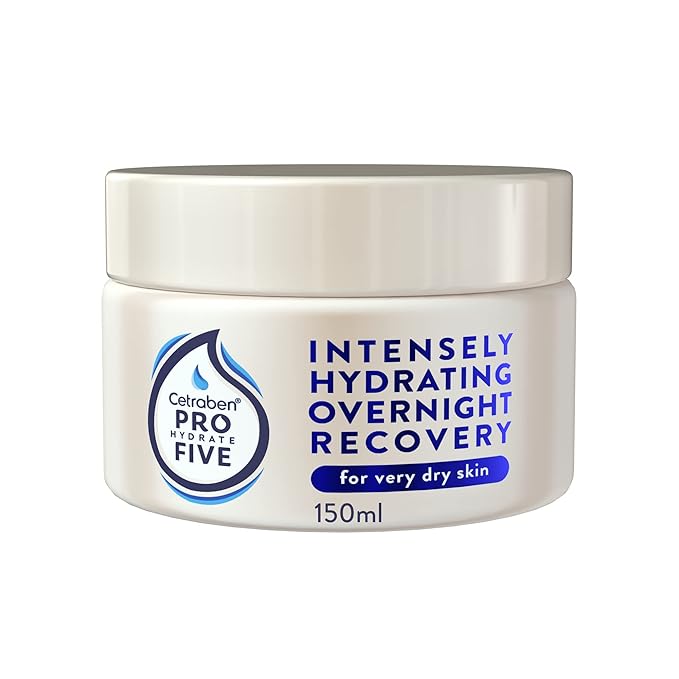 Pro Hydrate Five Body Moisturising Overnight Recovery 150 ml with Ceramides and Vitamin B5, Perfect for Dry Skin, Vegan Friendly, Cruelty Free