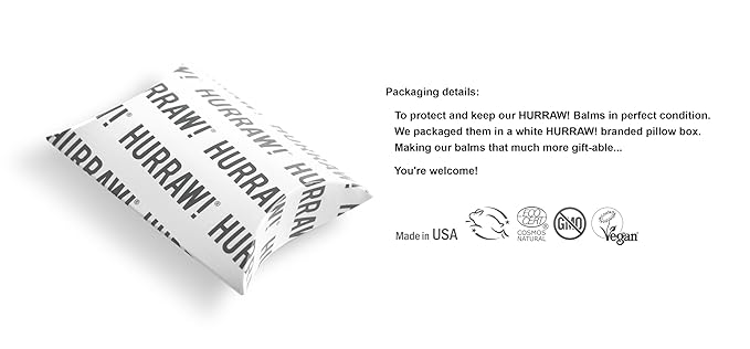 Hurraw! Green Tea Lip Balm, 2 Pack: Organic, Certified Vegan, Cruelty and Gluten Free. Non-GMO, 100% Natural Ingredients. Bee, Shea, Soy and Palm Free. Made in USA