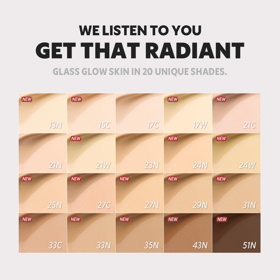 [*Mini Size*] TIRTIR Aura Glow Silver Cushion | Korean Cushion Foundation, (#24N Latte, 0.15 Fl Oz)