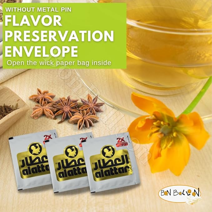 AlAttar Drink Herbal Anise Tea (20 Bags) Anis Aniseed Herbals Herb Herbs No Artificial Coloring No Additives Non Gmo Kosher Halal العطار ينسون