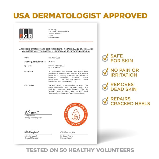 Lavinso Honey Feet Peeling Mask for Dry Cracked Feet - 4 Pack - with Kojic Acid Skin Brightening Effect - Exfoliating Dead Skin and Calluses - Foot Peel Mask for Baby Soft Feet