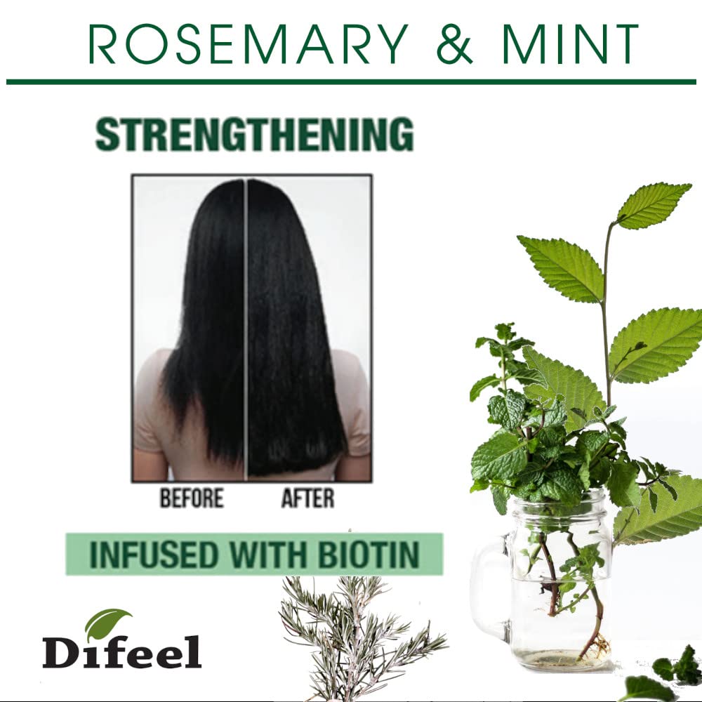 Difeel Rosemary and Mint Oil Root Stimulator with Biotin 2.5 oz. - Hair Growth Scalp Treatment