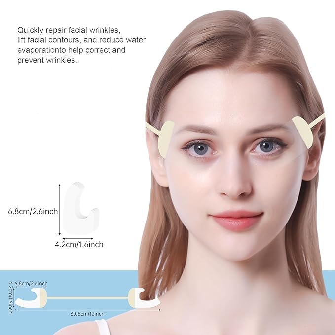 Eye Lift Tape, Ultra-thin Invisible Eye Tape for Crow's Feet, Instant Eye Lift Sticker, Wrinkle reducer (2pcs Elastic Bands +10pcs Replacement Tapes)