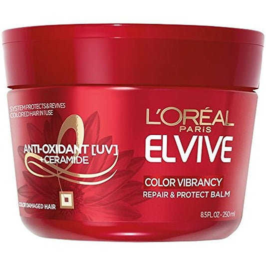 L'Oreal Paris Elvive Color Vibrancy Repair and Protect Balm, 8.5 fl; oz; (Packaging May Vary)