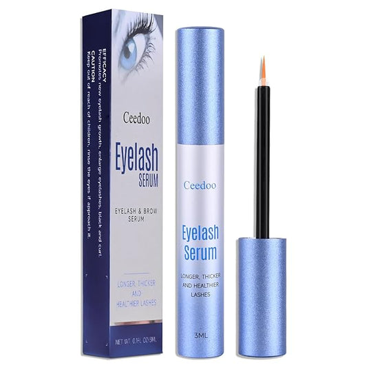 Advanced Eyelash Serum for Thicker, Longer & Longer Looking Eyelashes and Eyebrows, Vegan & Cruelty-Free - Stronger, Thicker Lash Enhancing Serum. (3mL)