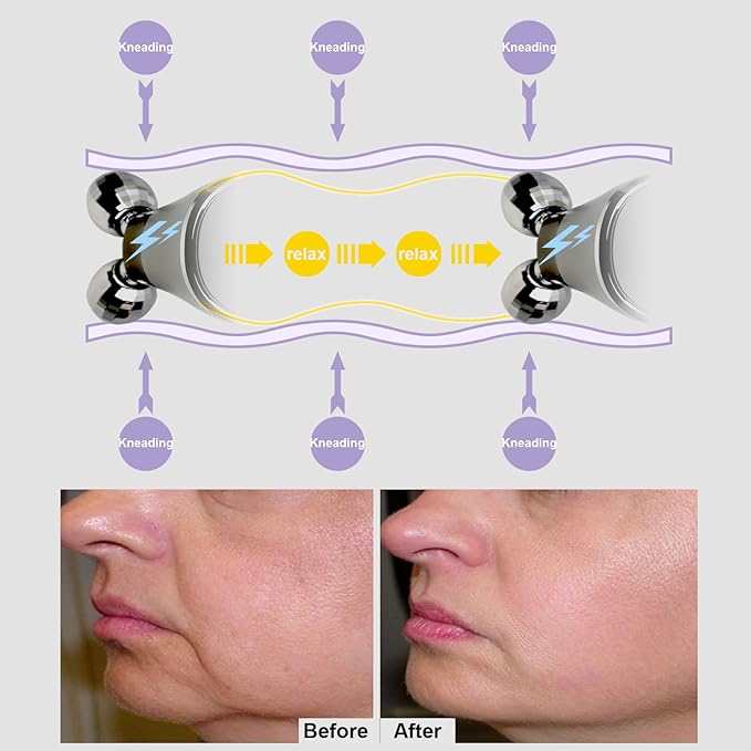 5 Modes Facial-Roller, Facial-Massager, Good for Friend & Lovers, Home Use Device