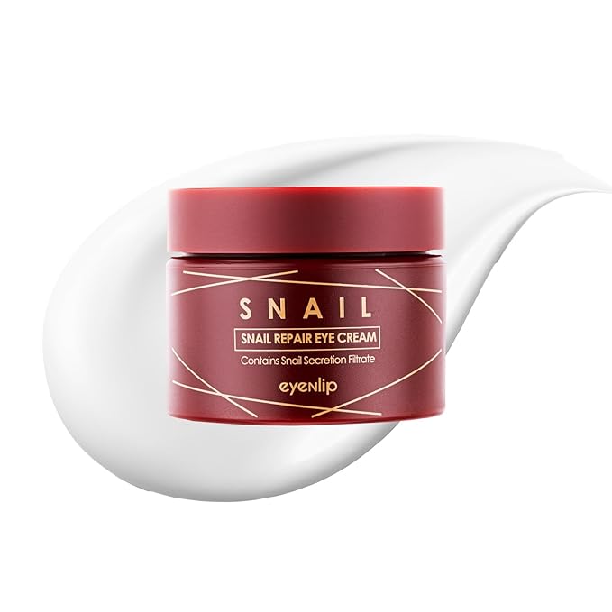 Snail Repair Eye Cream 1.69 fl oz – Hydrating Eye Treatment with Snail Mucin and Niacinamide for Fine Lines, Puffy Eyes, and Dark Circles – Korean Skincare for a Smoother, Radiant Look