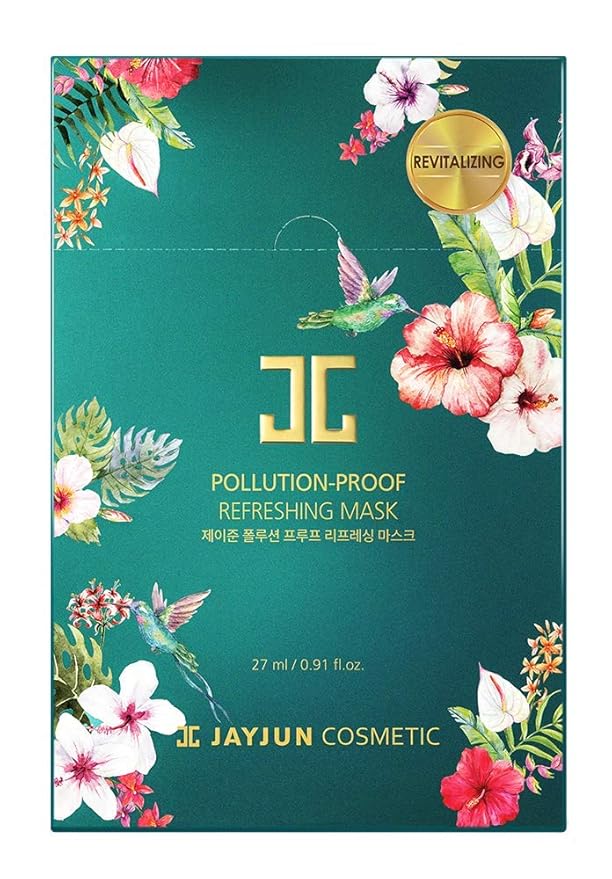 JAYJUN Pollution-Proof Mask, Refreshing, Urban, 10 Sheets, 0.91 fl.oz