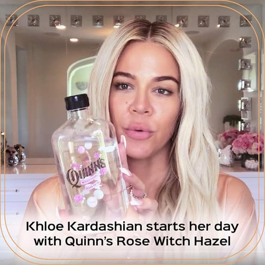 Quinn’s Alcohol Free Witch Hazel with Aloe Vera 16 Ounce (Rose)