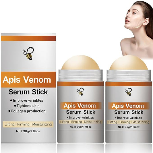 ATTDX FirmGlow Apis Venom Serum Stick, Advanced Firming & Wrinkle-Reducing Cream, Natural Serum Suitable for All Skin Types, 2 PCS