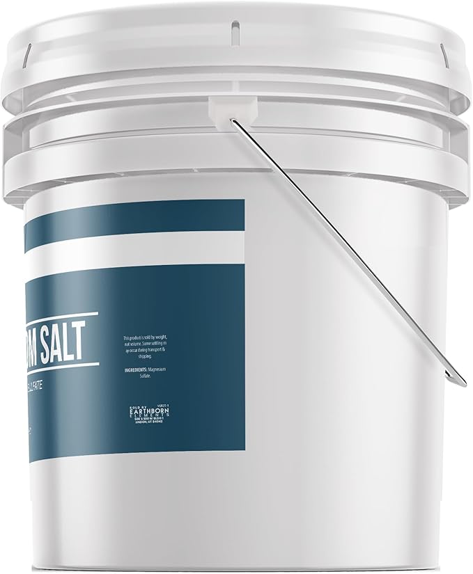 Earthborn Elements Epsom Salt (3.5 Gallon), Magnesium Sulfate Soaking Solution