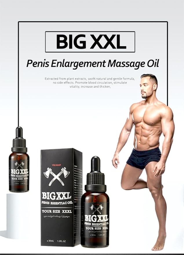 Men Massage Oil for Sex -Sexual Enhancement Erection Cream Penisgrowth Oil Oil for Men Enlarge Oil Natural Formula to Increase Size and Strength