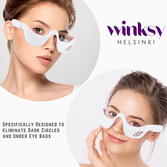 Winksy Eye Skin Care: Eliminate Dark Circles and Under Eye Bags Red Light Therapy