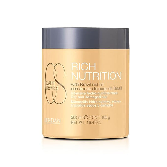 Lendan - Hydrating Hair Mask - Rich Nutrition - 500 ml - for Dry and Damaged Hair - with Brazil Nut Oil - Intensely Nourishes and Hydrates Hair - Repairs Split and Dry Ends
