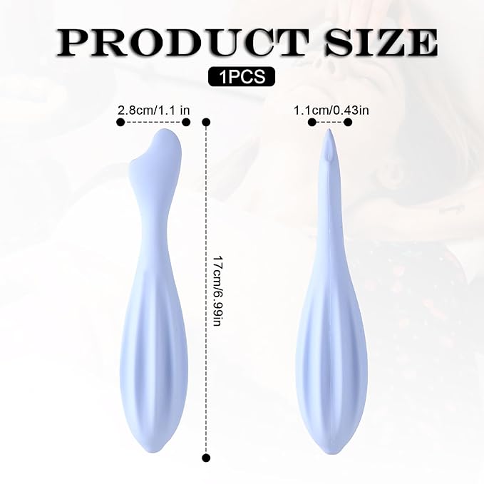 Facial Massage Roller, 6.99x1.1x0.43in Face Roller Skin Care Silicone Face Massage Tool Face Massage Stick Body Relax for Women Face Massager(Blue)