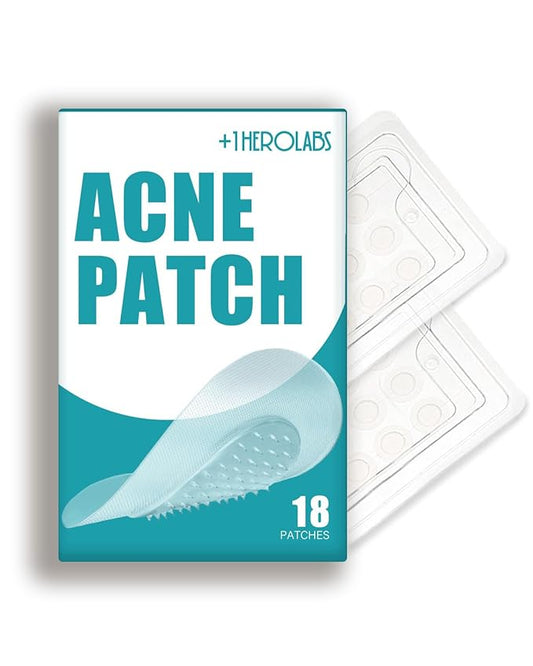 Microdart Acne Patch (18 Patches) - Hyaluronate, Salicylic Acid, Vitamin C, Microdart Pimple Patch for Deep, Early Stage and Hidden Pimples (18 Count (Pack of 1))