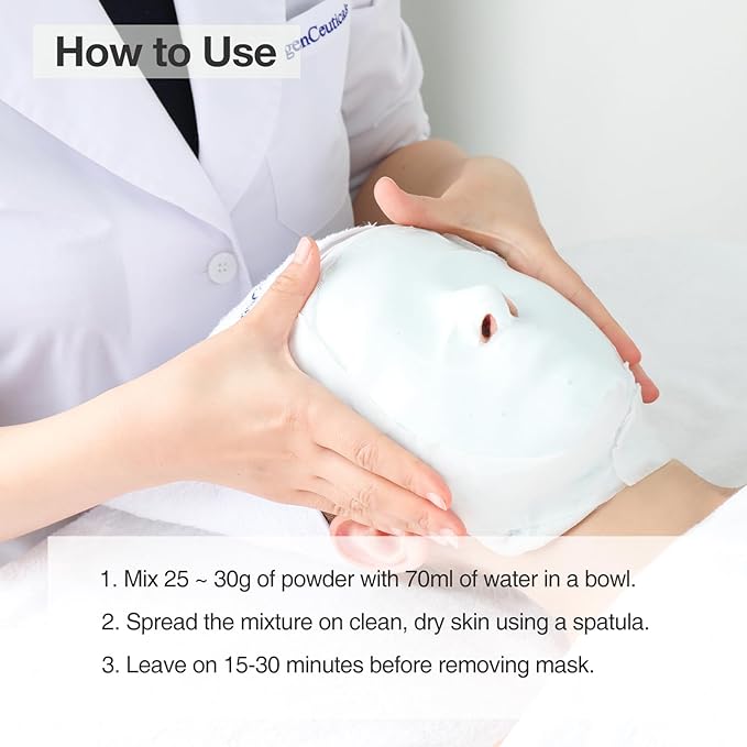 CT Mask – Premium Menthol Cooling & Calming Peel-Off Algae Mask for Face (1kg, 33 Packs)