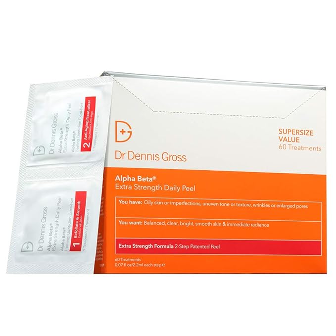 Dr. Dennis Gross Skincare Alpha Beta Extra Strength Daily Peel | 60 Treatments