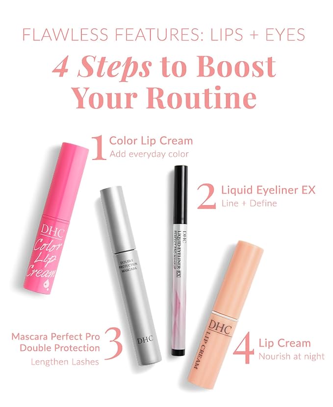 DHC Lip Cream 4 pack, Ultra-Moisturizing Lip Balm, (0.05 oz. Net wt. x 4) (4 pack, 4, Count)