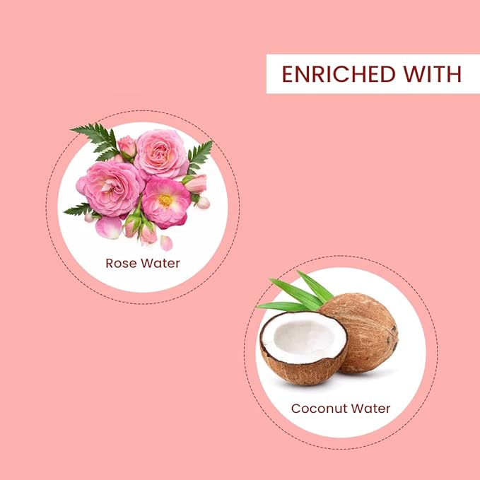 Rose & Coconut Water Butter Lotion | Soothing, Deeply Nourishing & Intensely Moisturising | for All Skin Type | Men & Women