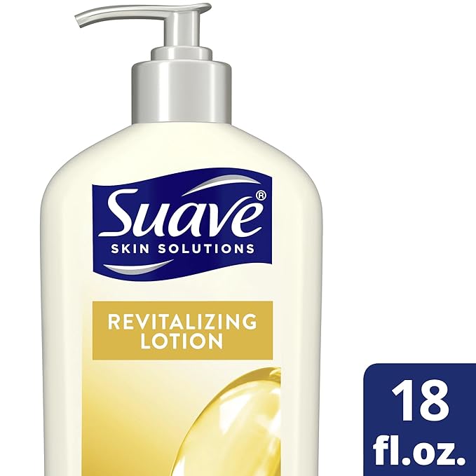 Suave Revitalizing with Vitamin E Body Lotion, 18 oz (Pack of 2)