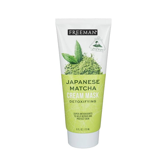 Freeman Exotic Blends Detoxifying Japanese Matcha Cream Facial Mask, 6 fl.oz./ 175 mL Tube