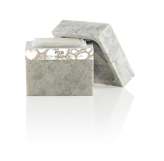 Zents Concreta Firming Repair Balm & Solid Parfum (Fig Fragrance) | Moisturizing Shea Butter & Coconut Oil for Skin | 1.25 fl oz