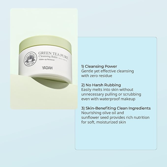 YADAH Green Tea Cleansing Balm with Green Tea Cleansing Balm 2