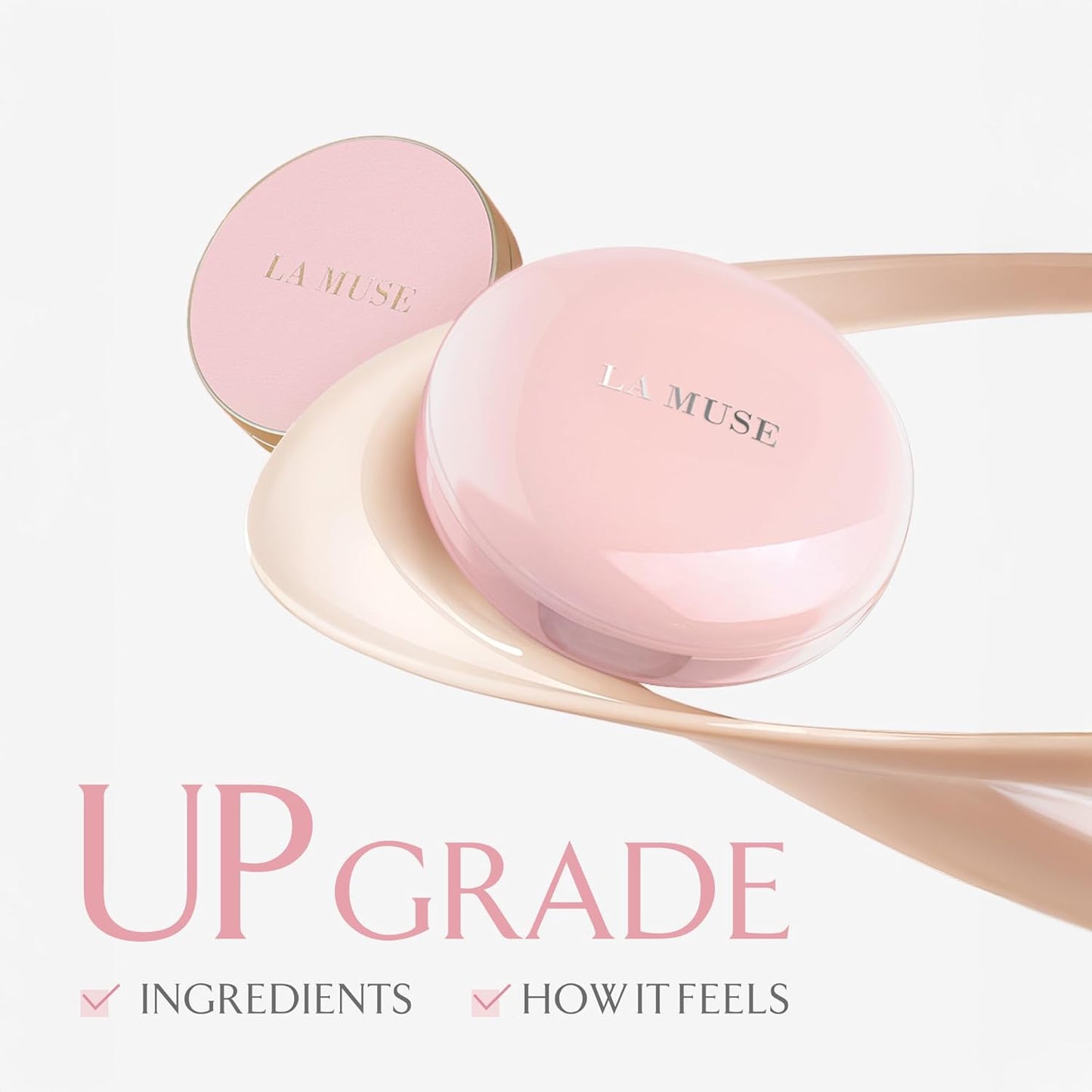 LA MUSE Glow Cushion Foundation(#20 Pure Ivory, #22 Neutral Beige) (#20 Refill Only)