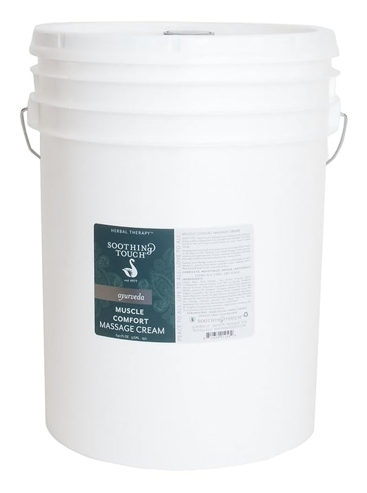 Soothing Touch Muscle Comfort Massage Cream, Peppermint, 5 Gallon