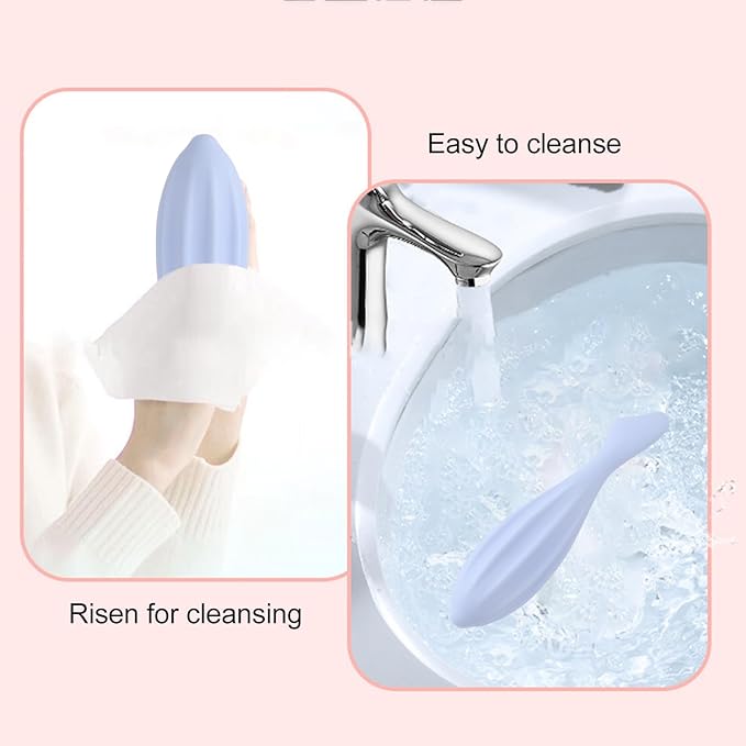 Silicone Facial Massage Roller Handheld Face Roller Massage for Promoting Circulation Face Eyes Blue