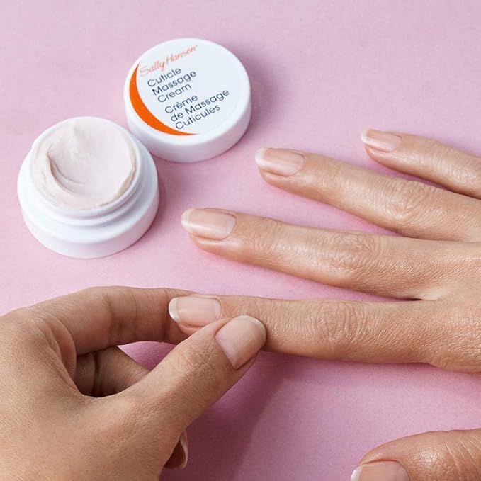Sally Hansen Cuticle Massage Cream, Cuticle Care, Nourishing, Includes Apricot Oil