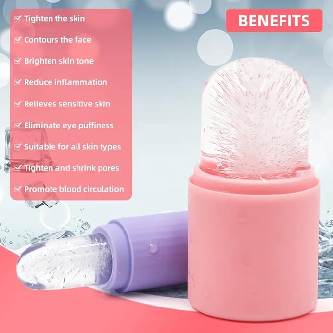 Silicone Face Ice Massager and Contourer (Lavender)