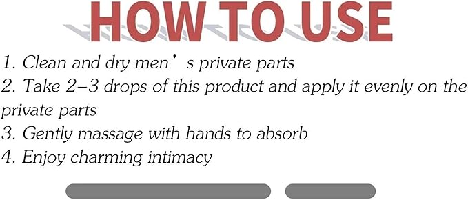 Massage Oil Enlargement Oil Increase Enlarge Gel Thicker Longer Stronger Large Size Enlarger Cream BLSEX for Men (F188-XXXL)