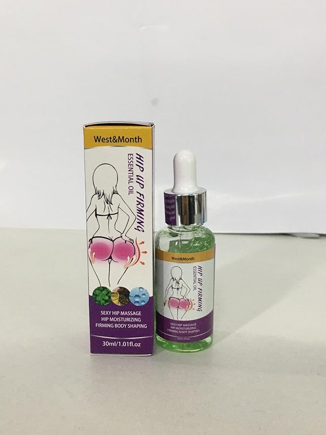 Safudan Hip Plump Up Oil,Firming Body Oil, Natural Herbal Hip Lift Buttock Massage Oil, Butt Firming Enhancement Essential Oil for Women, Firming & Lifting Fast (2 PCS)