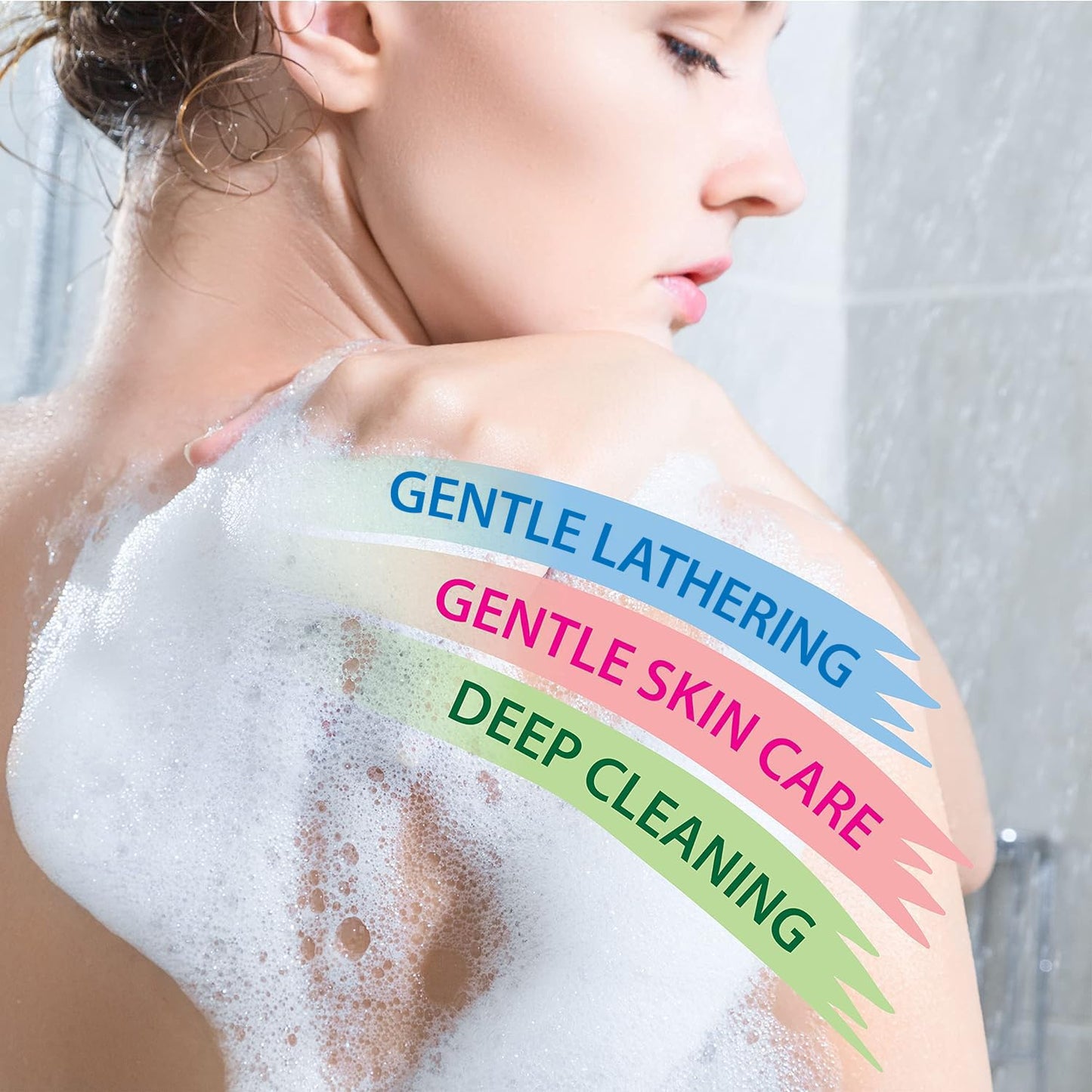 Dead Sea Collection Rose Body Wash for Women and Men - with Pure Dead Sea Minerals and Rose Extract - Cleanses and Moisturizes Skin - Pack of 2 (67.6 fl. oz)