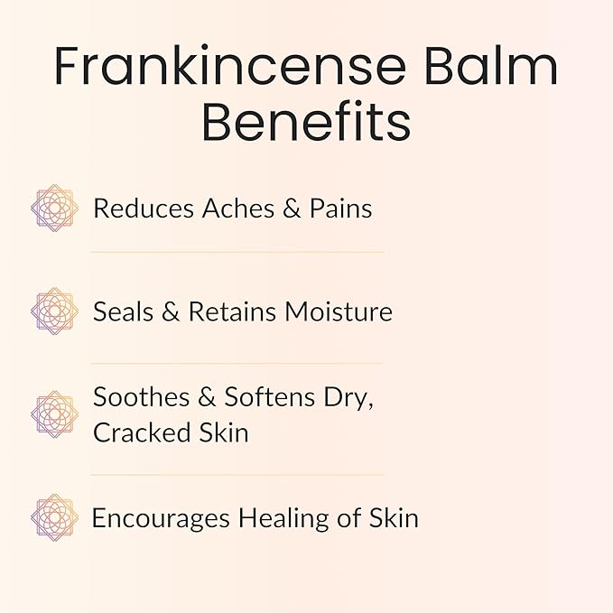 Vitality Extracts Frankincense Balm - 6oz, Boswellia Serrata, Beeswax, Olive Oil, Moisturizer for Dry, Cracked Skin, All Skin Types
